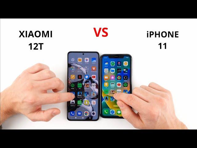 Xiaomi 12T vs iPhone 11 | SPEED TEST