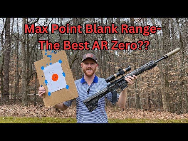 Max point blank range zero- the best zero for your rifle?