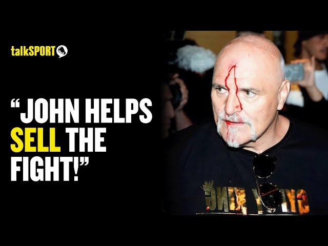IT'S GBH!  This Boxing fan SLAMS John Fury for his 'headbutt' on a member of Usyk's team!
