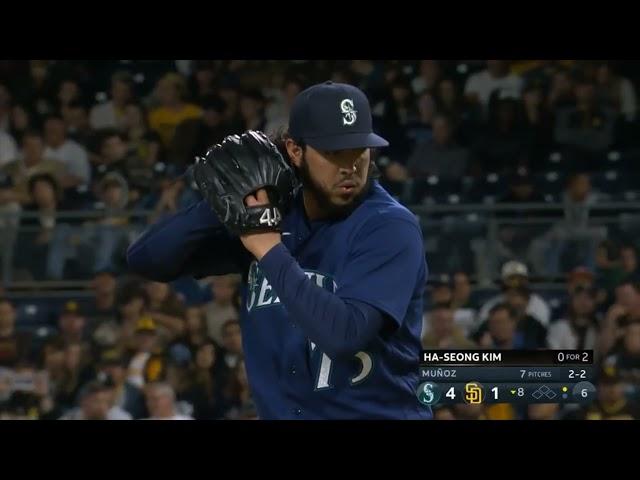 Andres Munoz full outing from first game back since injury! (1 inning, 2 strikeouts)