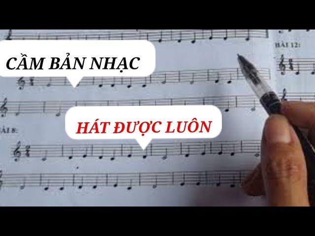 Cách Học Xướng Âm Nhanh Nhất Bài 11 Tự Hát Bản Nhạc Mới@vuiphungsuchua28