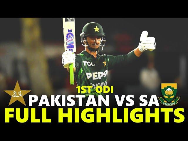 Pakistan vs South Africa Full Highlights 1st ODI 2024 | PAK VS SA