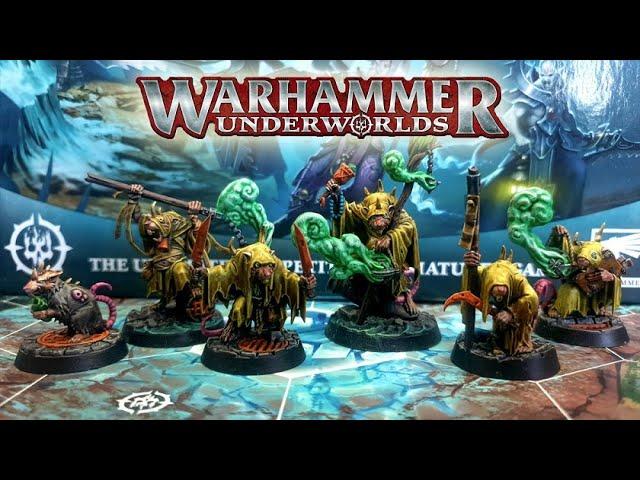 Jak szybko pomalować Skavena - Skabbiks Plaguepack do Warhammer Underworlds.