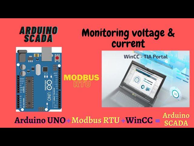 Arduino SCADA with WinCC using Modbus RTU rs485 communication protocol