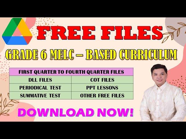 FREE FILES FOR GRADE 6: DLL, PPT, PERIODICAL TEST, SUMMATIVE TEST, COT FILES II JUN GULAGULA