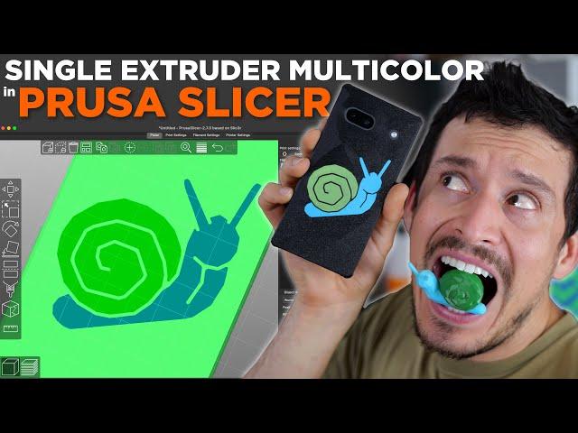 Multipass Multicolor using Prusa Slicer // Single Extruder Multicolor 3D Printing