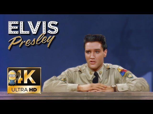 Elvis Presley AI 4K Enhanced ⭐UHD⭐ - Wooden Heart  1960