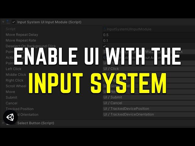 How to Enable UI with the New Input System