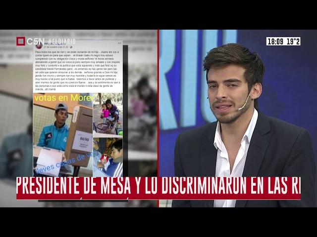 La historia detrás de Braian, el presidente de mesa discriminado