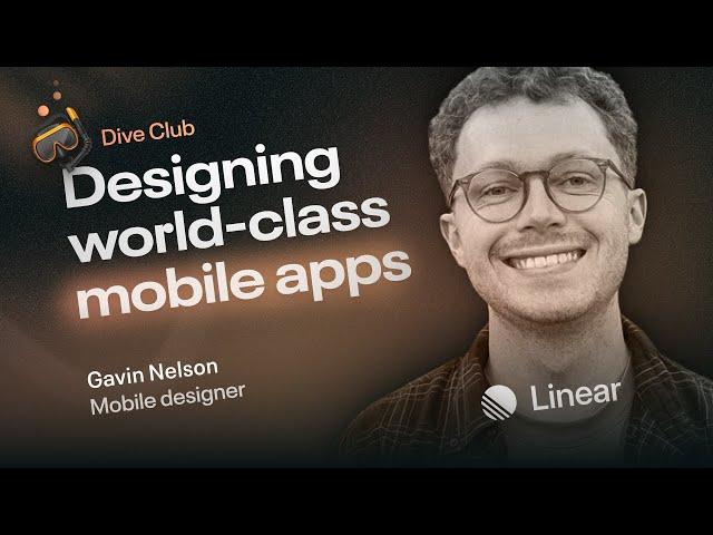Prototyping, interaction design, and learning SwiftUI  - Gavin Nelson (Dive Club S6 | E11)