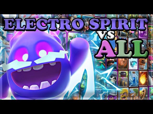 Electro Spirit Optimal 1v1 Interactions vs ALL Cards | Good vs BEST Placements