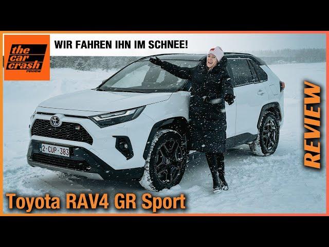 Toyota RAV4 GR Sport im Test (2023) Wir fahren den Hybriden im Schnee! Fahrbericht | Review | HEV