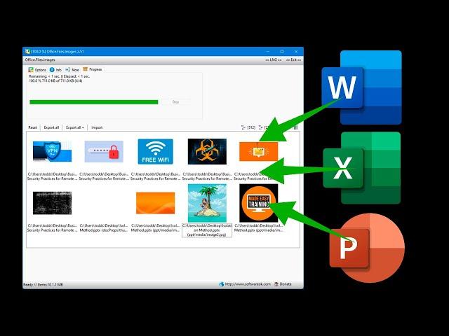 Quickly Extract all Images from Word, Excel and PowerPoint Office Files