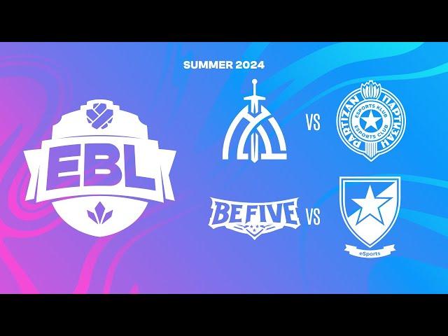 EBL 2024 - Ankora vs Partizan | BeFive vs Crvena zvezda - SUMMER