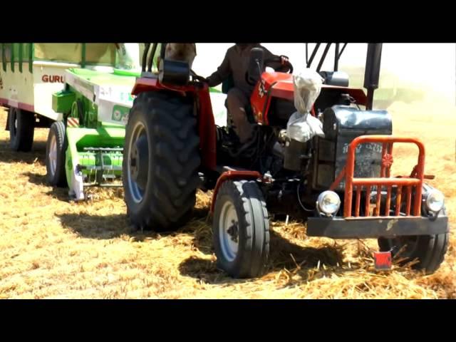 Straw Reaper on Massey Ferguson by - New Vishavkarma Contact - 94174-81262 , 9417078060