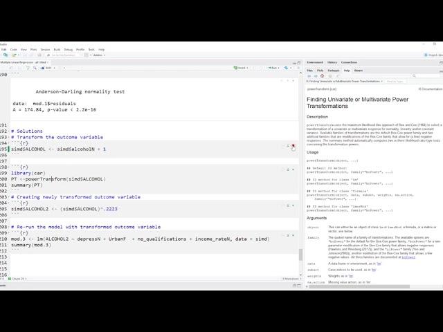 Multiple Linear Regression - Assumptions - Normality & Multicollinearity in R