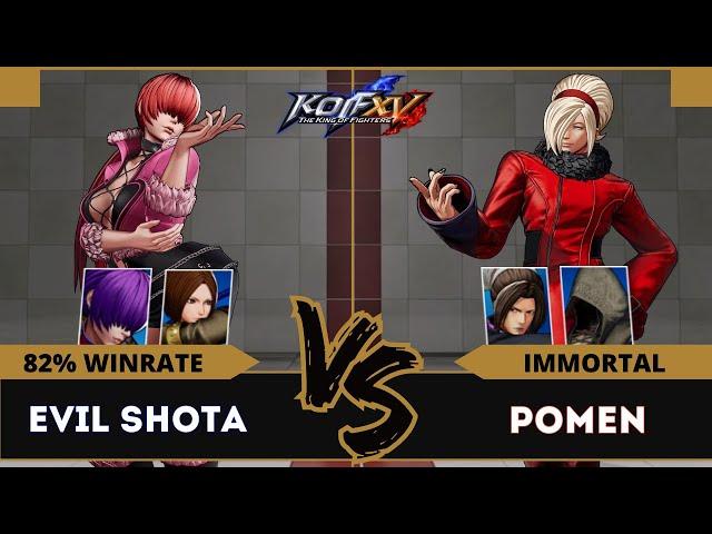 KOFXVEVIL SHOTA (Shermie/Whip/O.Shermie) vs POMEN (Duo Lon/Kukri/Ash)Replay Match - 07/24