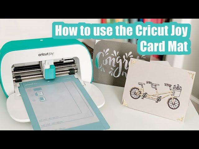 How to use the Cricut Joy Card Mat - Step By Step Tutorial for Beginners