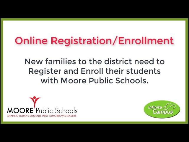 MPS Online Registration and Enrollment for NEW FAMILIES