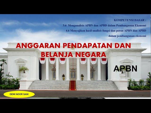 ANGGARAN PENDAPATAN DAN BELANJA NEGARA