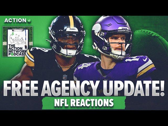 Can Justin Fields make the Jets CONTENDERS? | NFL Free Agency Reactions | The Action Network Podcast