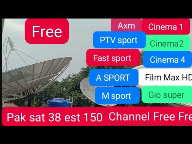 38 est 150 channel  Free Free Sport channel free Free 4 fit c band Dish + 91 9370735574