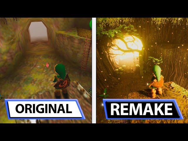 Zelda Ocarina Of Time | Original vs Remake | An Unreal Engine Project by CryZENx