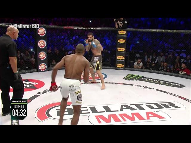 Bellator 190: Rafael Carvalho vs. Alessio Sakara - KO Moment!