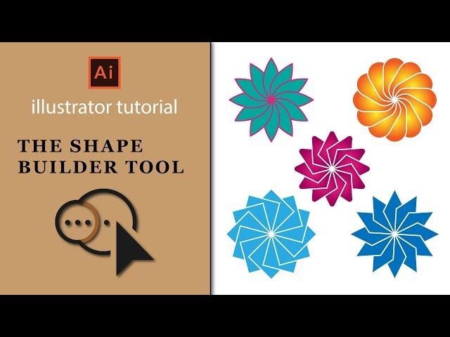 Illustrator Tutorials | How to Use The Shape Builder Tool