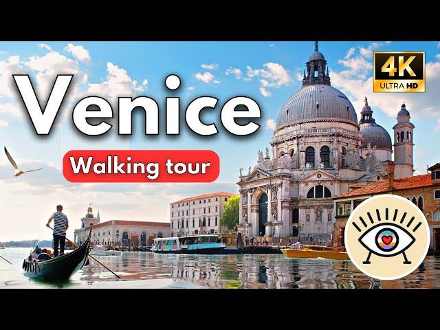 Venice, Italy 4K-UHD "Walking Tour" - With Subtitles! - History Walking Tour - ASMR