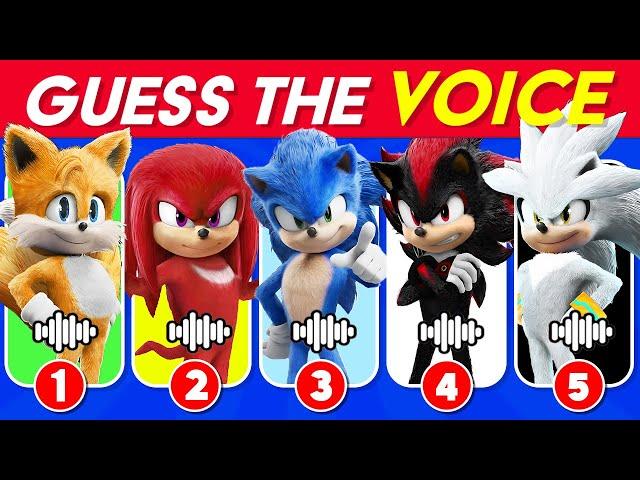 Guess The Sonic the Hedgehog 3 Characters by Voice  Sonic the Hedgehog 3 Movie Quiz |  fastQuiz