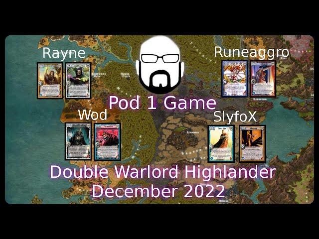 Double Warlord Highlander - Pod 1 Game | Warlord: Saga of the Storm CCG