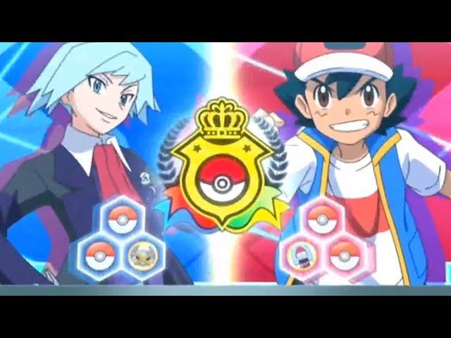 Ash Vs Steven Full Battle English Subbed | Pokemon Journey Episode 118