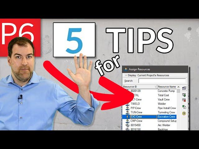 Resource Loading in Primavera P6 - 5 Tips to make it EASIER