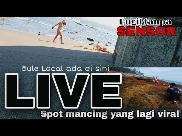 Ngintip cewek bugil tanpa bra di spot mancing pantai mengening seseh cemagi