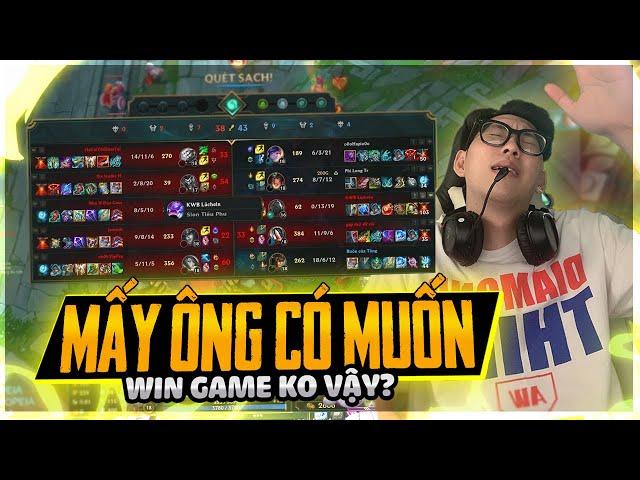 ÂN CASS RẤT LÀ BỰC BỘI KHI TEAM QUĂNG GAME KHÔNG CHỊU END | ÂN CASSIOPEIA.