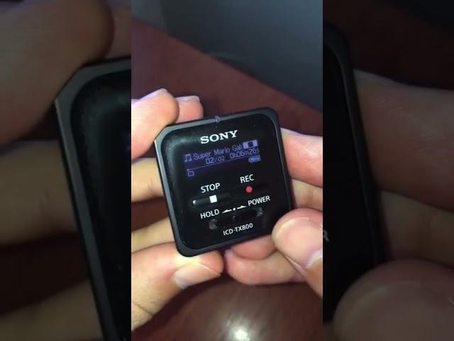 The Strangest SONY voice recorder #shorts