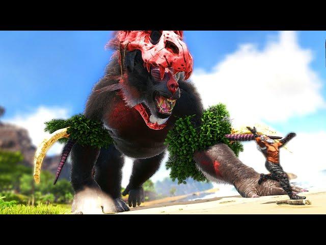 The Alpha King Dinopithecus is Terrifying! | ARK MEGA Modded #31