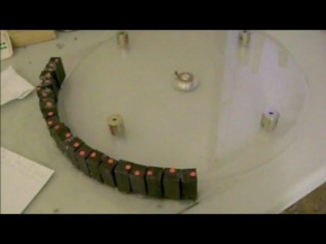 Incorporating the Halbach Array into a rotary magnetic motor design. Part 01