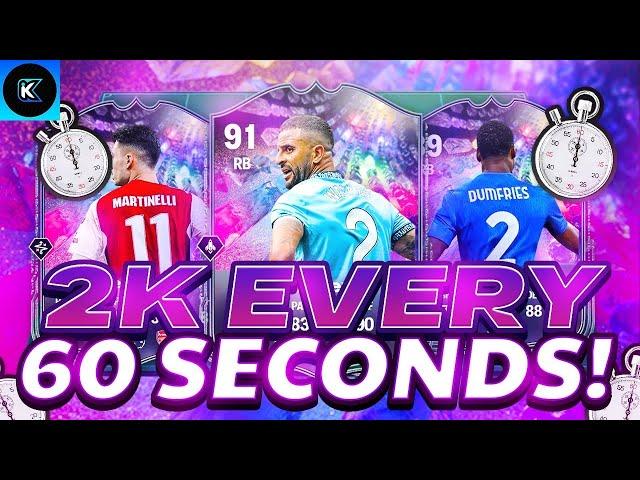 OMG! 2K EVERY 60 SECONDS EAFC 25 BEST TRADING METHOD (EA FC 25 SNIPING FILTERS & FLIPPING)