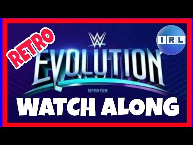 WWE Evolution Retro Watch Along #wweraw  #wwe #nxt #smackdown #evolution