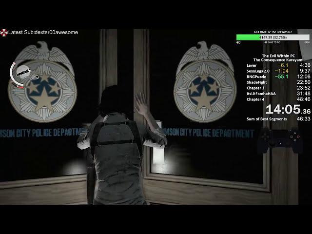 The Evil Within The Consequence Kurayami Speedrun 46:20