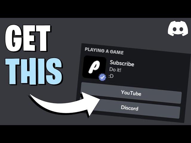 GET *CUSTOM* DISCORD RICH PRESENCE *WITH BUTTONS* FOR FREE [NO WATERMARK] (2022)