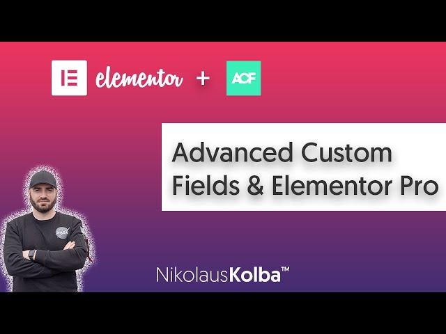 WordPress Advanced custom fields (ACF) & Elementor Pro - Anfänger Tutorial