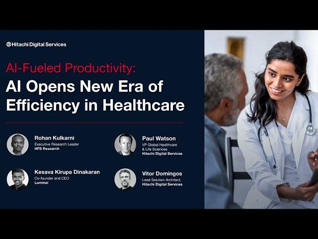 AI-Fueled Productivity: AI Opens New Era of Efficiency in Healthcare (Webinar)