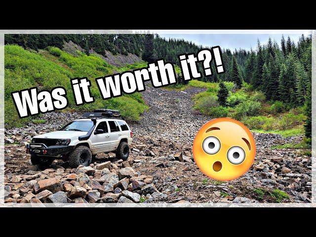 We got rescued!! Epic Offroad trail at Evans Creek WA on a Jeep Grand Cherokee WJ w/ Quadra Drive