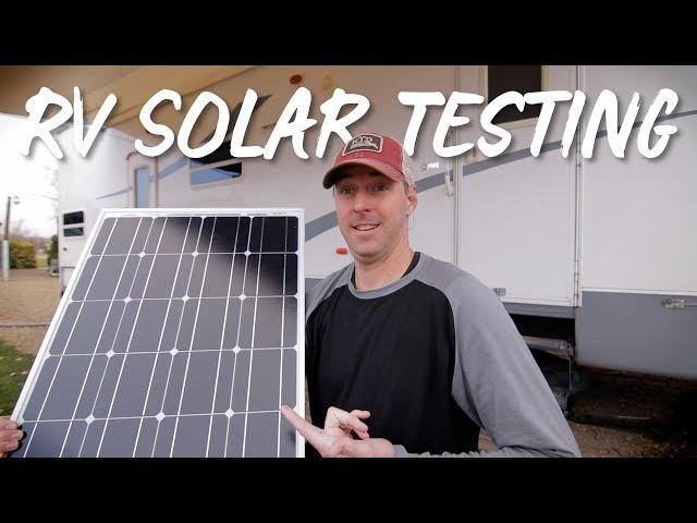 Is RV Solar Worth It? Solar Testing!