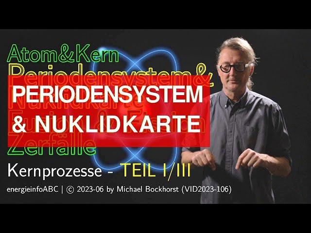 Periodensystem & Nuklidkarte (Kernprozesse 1/3) VID2023-106 (Kernphysik, Kernenergie)