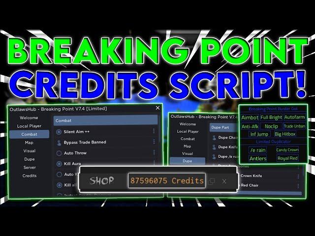 [UPDATED] Breaking Point Script GUI Hacks | Kill All + Aimbot | Infinite Credits | *PASTEBIN 2023*