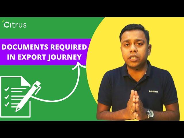 Documents Required in Export Journey | Export & Import| Fruits & Vegetables